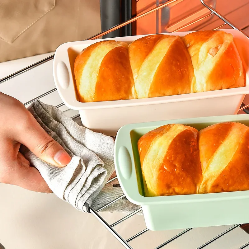 Kitchen Baking Essentials - Rechteckige Silikonform für Süßigkeiten, Toast, Osterbrot,