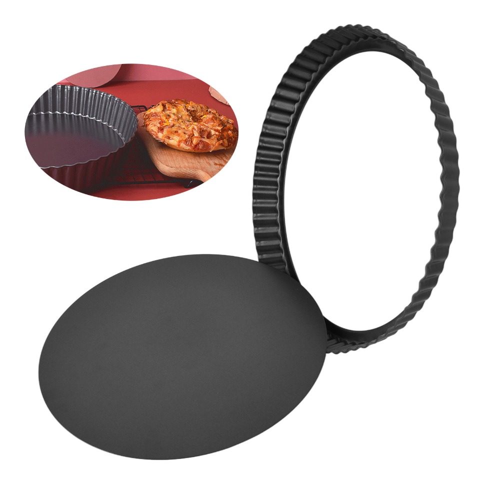 Tart Pan Loose - Langlebige 6/8/13 Zoll Tortenform aus Kohlenstoffstahl,