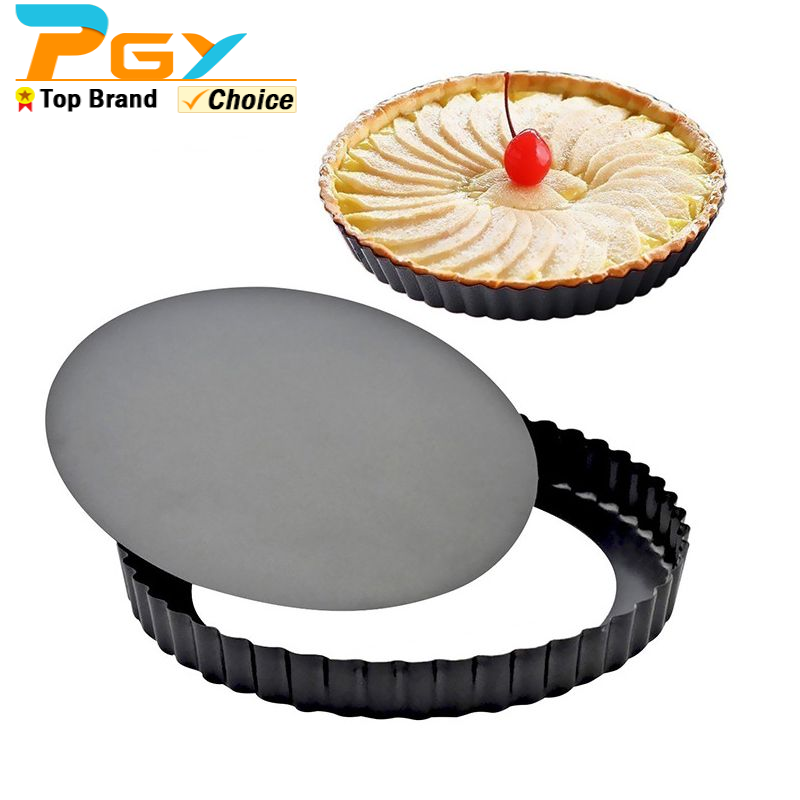 Tart Pan Loose - 20–30 cm antihaftbeschichtete Tart Quiche Flan-Pfanne,