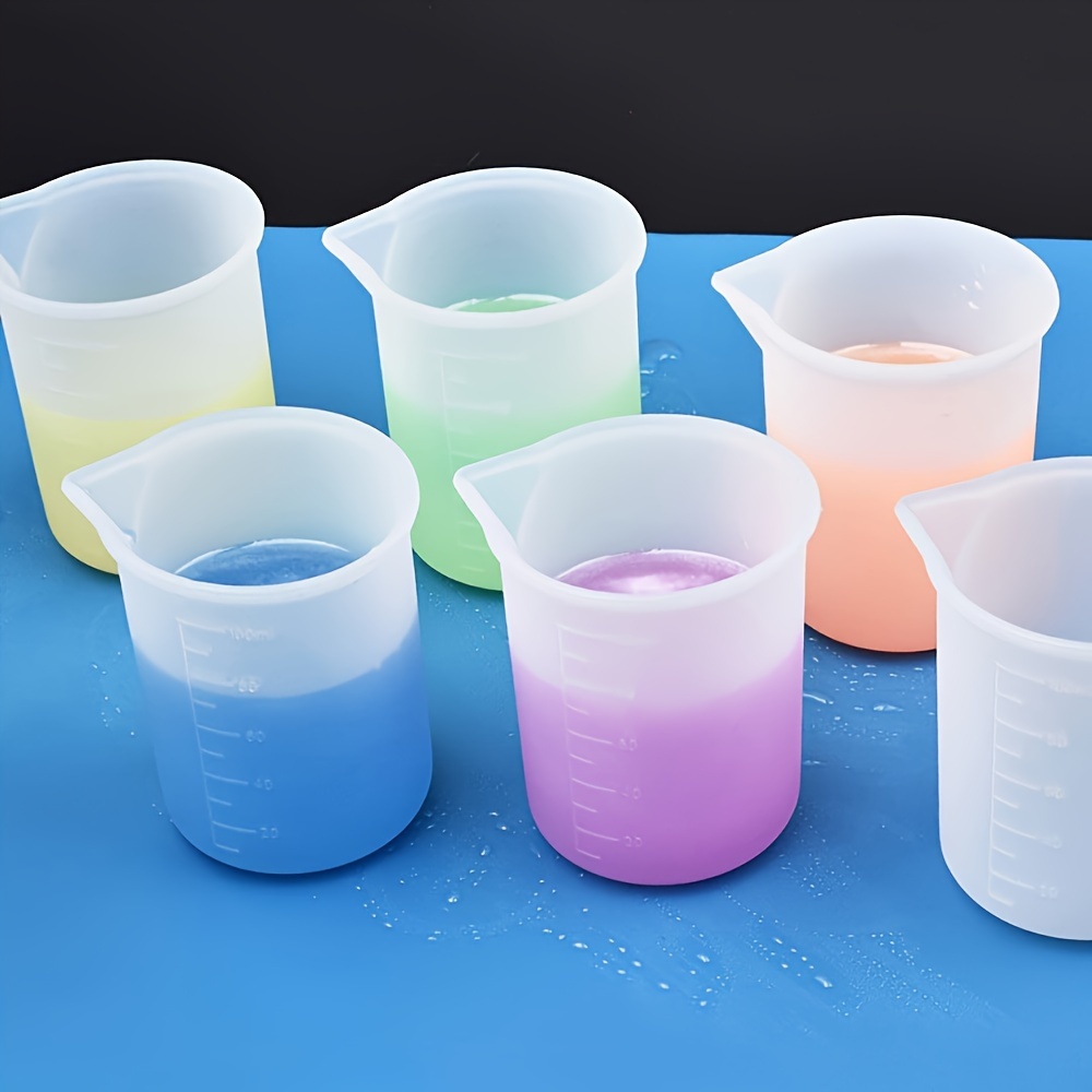 Kitchen Baking Essentials - 5-teiliges Silikon-Messbecher-Set - präzises und vielseitiges