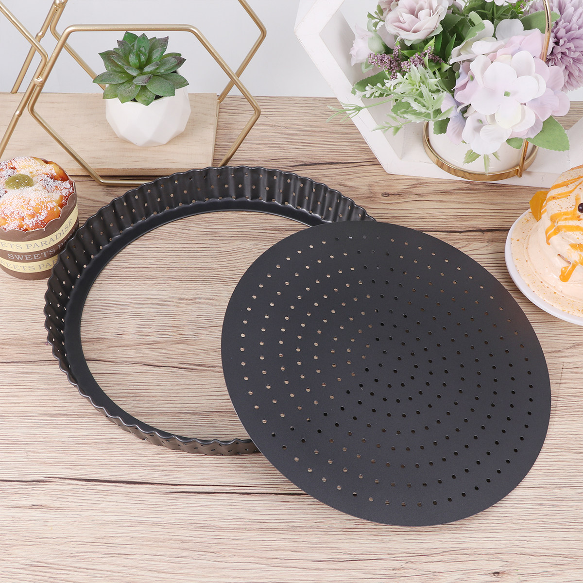 9 Zoll Runde Backform Antihaft – Tart Pan Loose Bewertung und Preis