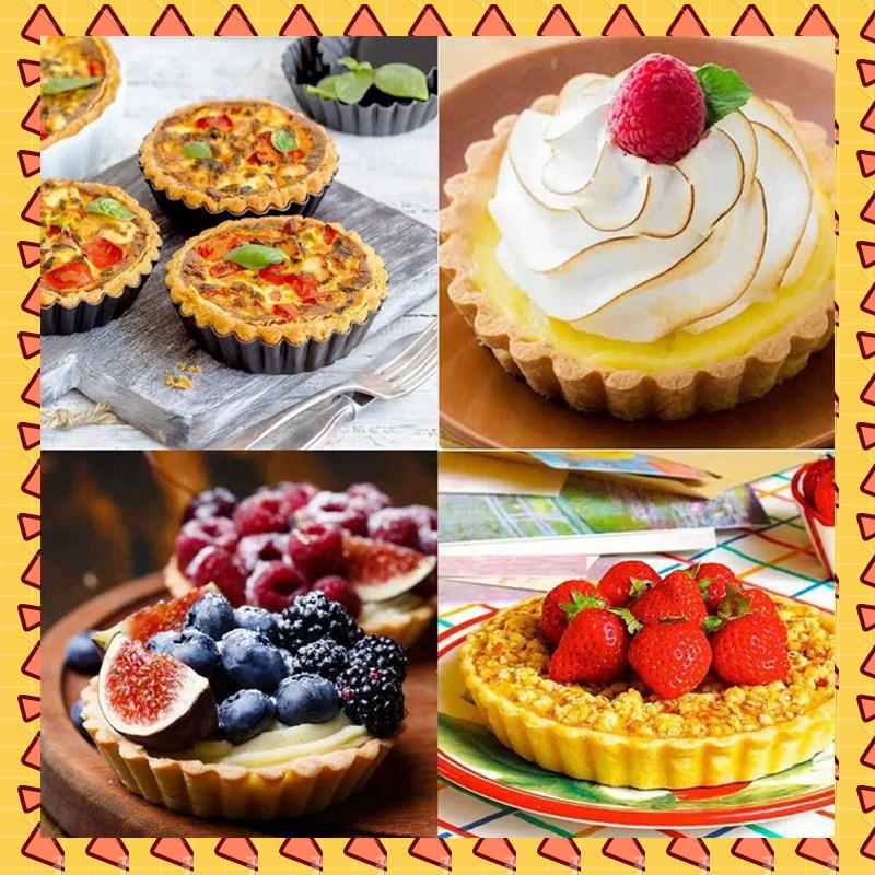 A008 18Pcs 4In/10Cm Mini Pie M – Tart Pan Loose Bewertung und Preis