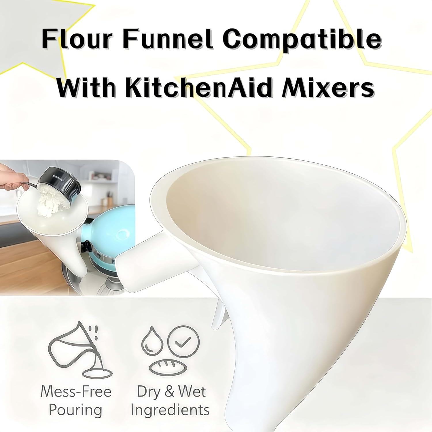 Mehl-Sieb für KitchenAid Mixer – Kitchen Aid Baking Mixer Bewertung und Preis