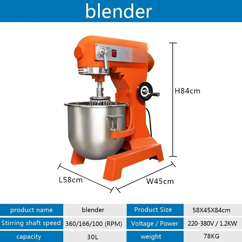 30L Brot-Milch-Backwaren-Teigk – Kitchen Baking Mixer Bewertung und Preis