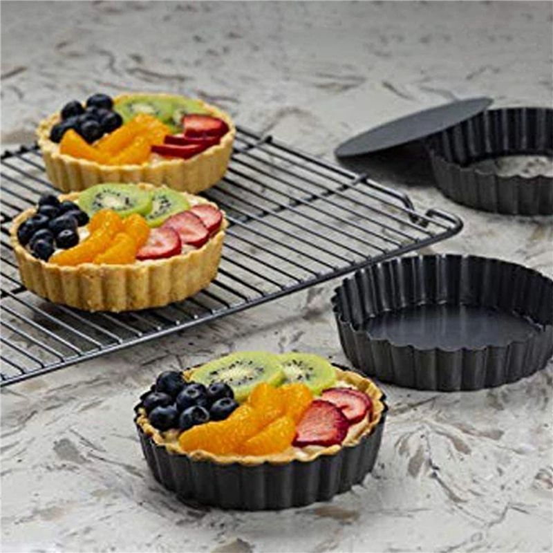 BAAJ-18-teiliges Set 4 Zoll/10 – Tart Pan Loose Bewertung und Preis