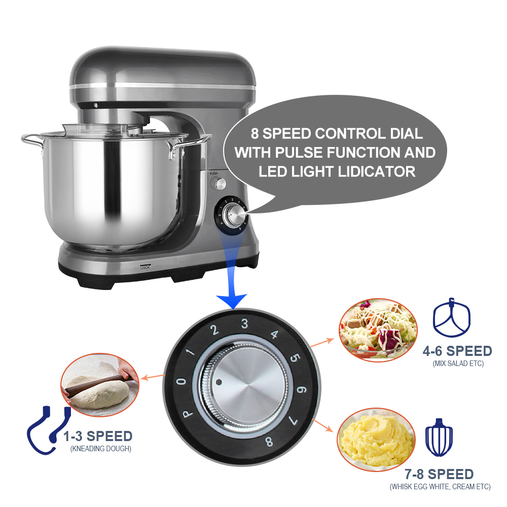 11L 2000W Leistungsstarker Ele – Kitchen Baking Mixer Bewertung und Preis
