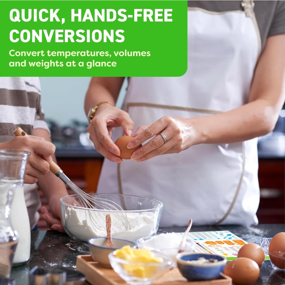 Küchen-Messumrechnungstabelle, – Kitchen Baking Essentials Bewertung und Preis