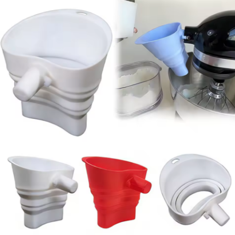 1/3 Stück Silikon-Mehl-Trichte – Kitchen Aid Baking Mixer Bewertung und Preis
